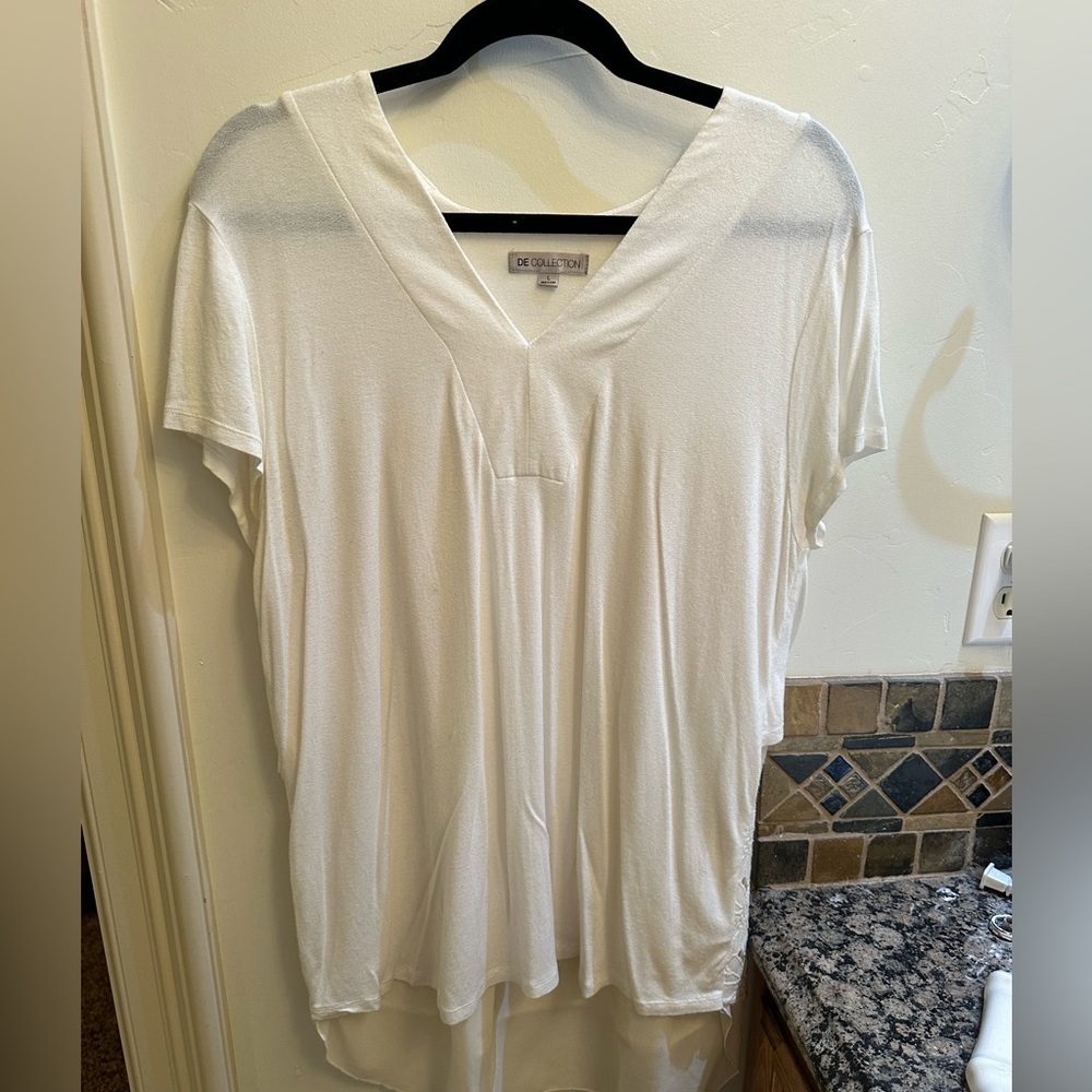White too with lace back